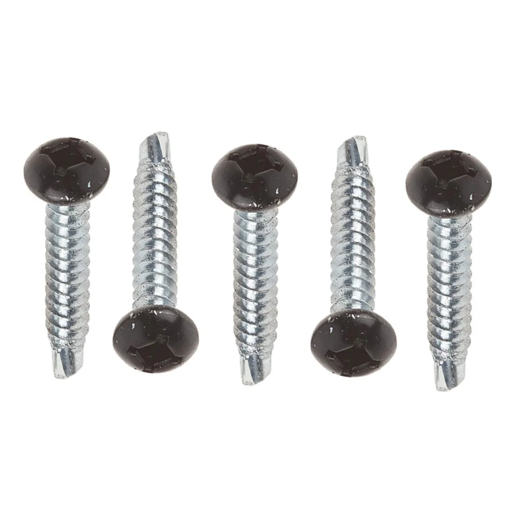 012-PTK500BL8X1-1/2 – AP PRODUCTS Screw, Self Tapping Screw #8 x 1-1/2 Inch Length Tri Screw Pan Head Pack Of 500 Bla...